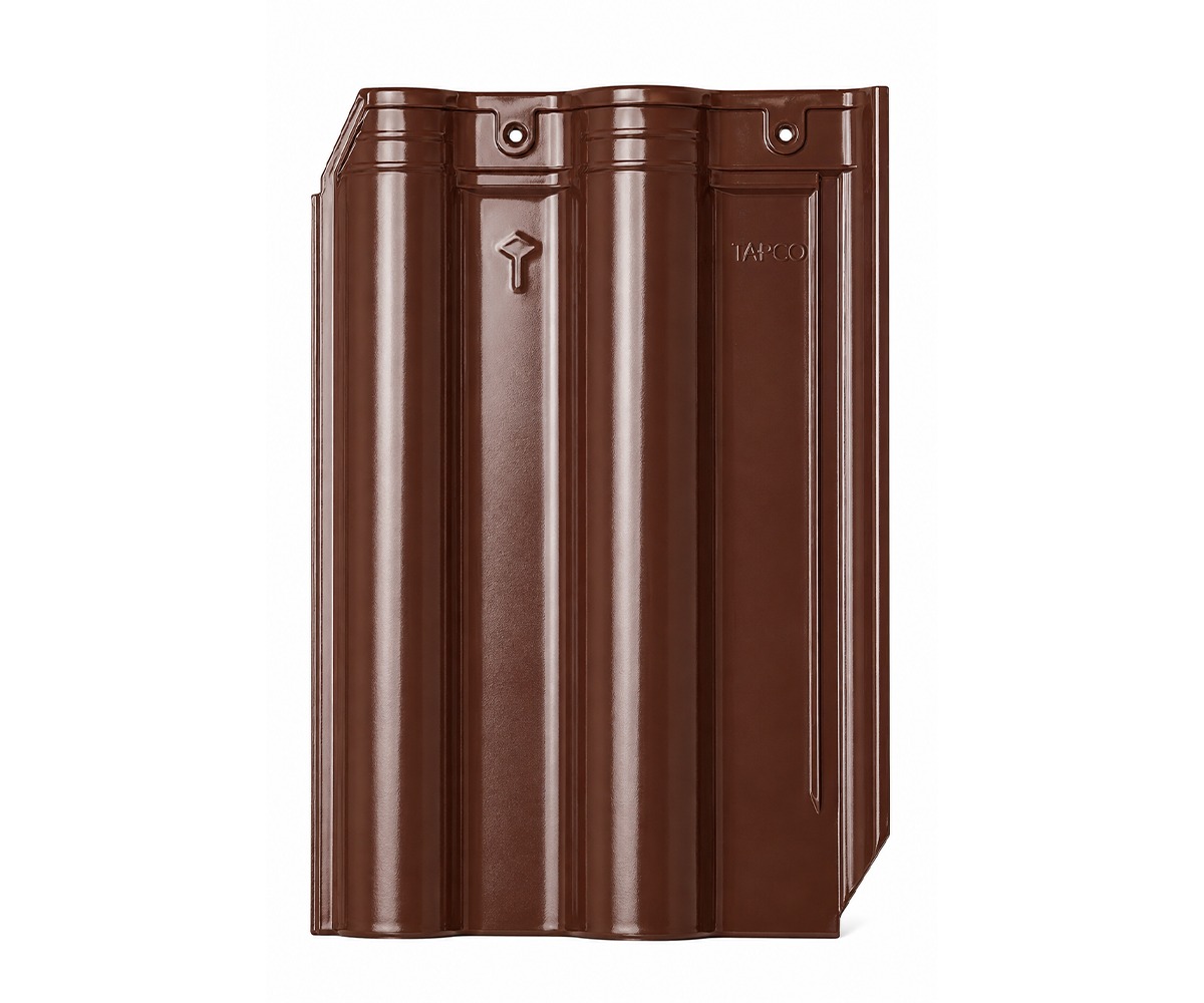 Tapco Elbano Coffie Brown Ceramic Roof Tile
