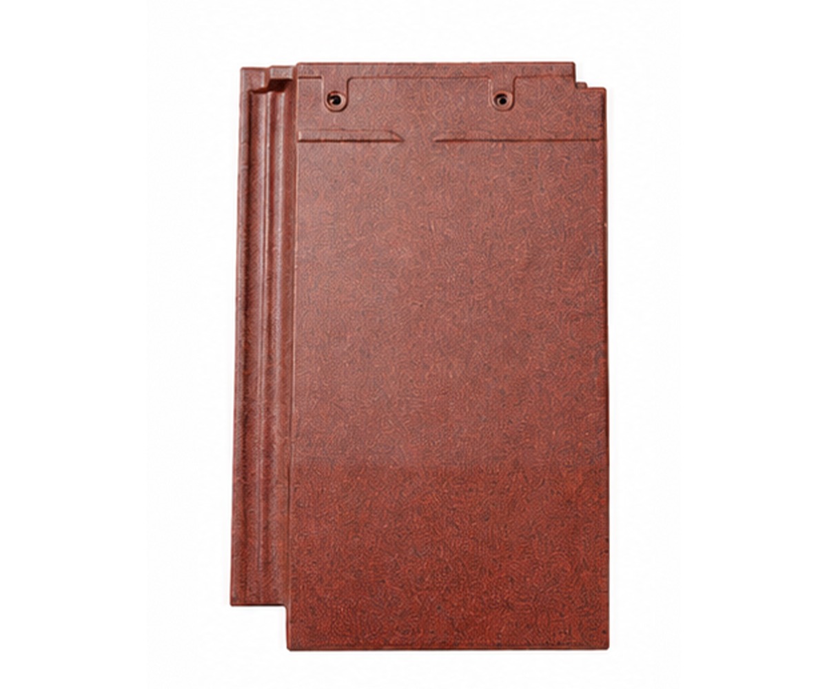 Tapco Bend Flat Red Dot Ceramic Roof Tile