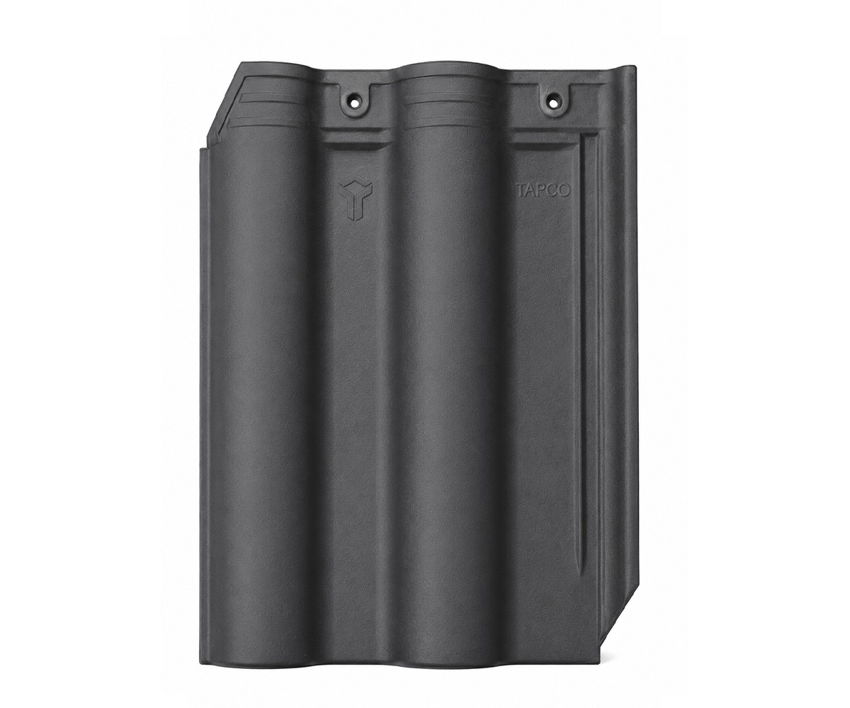 Tapco Elbano Matte Black Ceramic Roof Tile