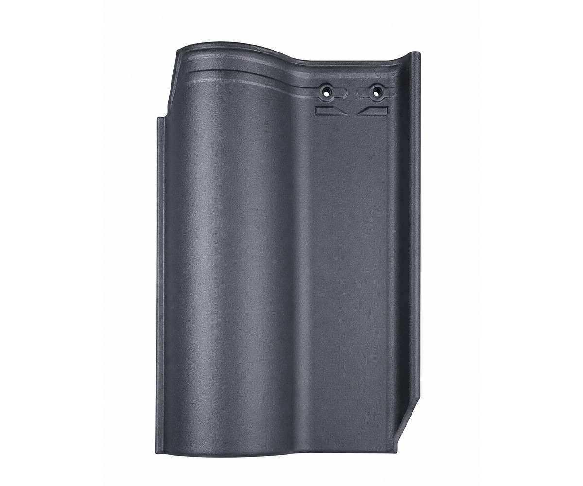 Tapco Roman Matte Black Ceramic Roof Tile