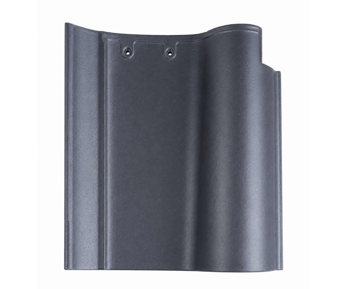 Tapco Spanish Spot Matte Black Ceramic Roof Tile