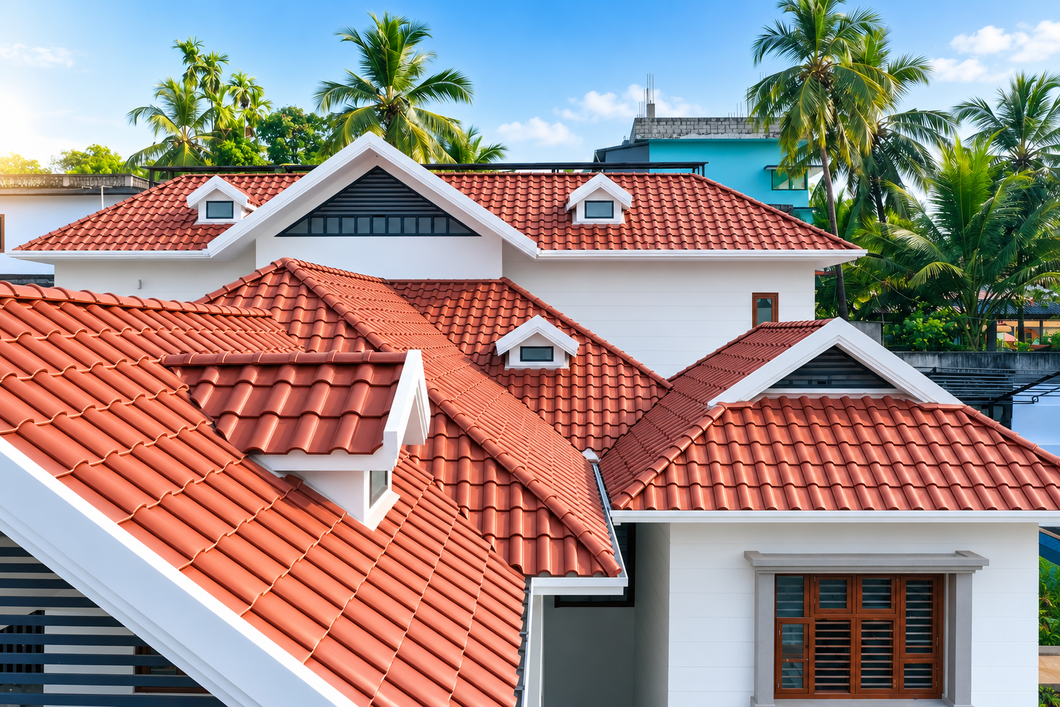 Tapco ceramic roof tile project